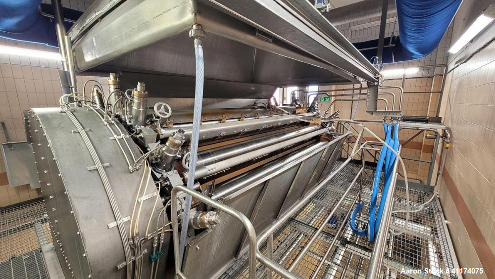 Used Royal GMF-Gouda Drum Dryer | Type E15-30 | 1500 mm x 3000 mm | Industrial Drum Drying System