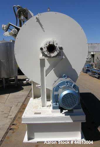 Used R Simon Stainless Steel Chill Drum Dryer, Model 4718