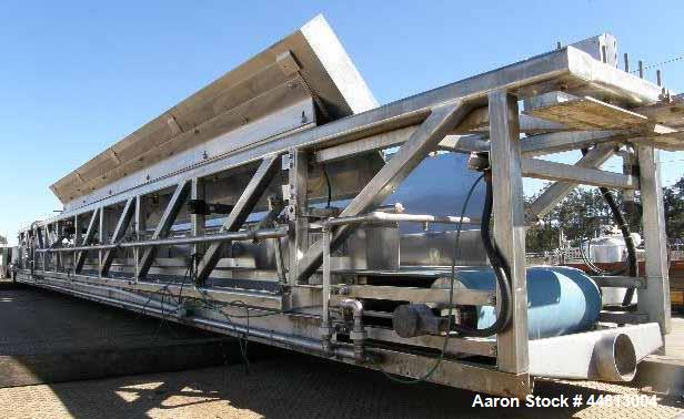 Used R Simon Stainless Steel Chill Drum Dryer, Model 4718