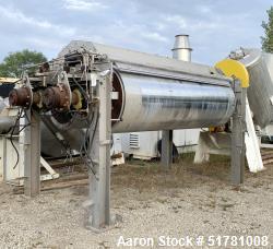 Used- Double Drum Dryer. (2) Approximate 42" diameter x 120" face chrome plated rolls. (1) Rated 160 psi at -20 to 650 degre...
