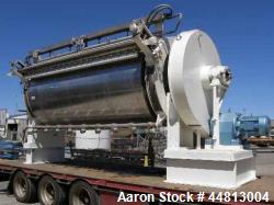 Used- R Simon Stainless Steel Chill Drum Dryer, Model 4718