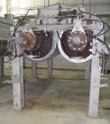 Used- Double Drum Dryer. (2) Approximate 42