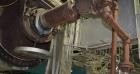 Used Double Drum Dryer. (2) Approximate 42
