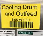 Used- JM Construction Engineering Stainless Steel Horizontal Cooling Drum. Approximate 52