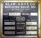 Blaw Knox vacuum double drum dryer