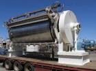 Used R Simon Stainless Steel Chill Drum Dryer, Model 4718