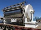 Used- R Simon Stainless Steel Chill Drum Dryer, Model 4718