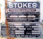 Used Stokes Double Drum Dryer, Model 214-0A. (2) 8-1/2