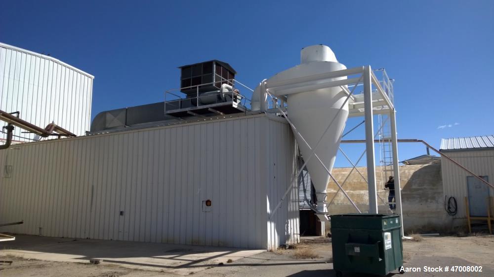 Used Barr-Rosin Flash Dryer. Maxon Burner rated at 20,000 BTU capability for a pull-thru system and 30,000 BTU for a push-thru system. All Stainless steel.