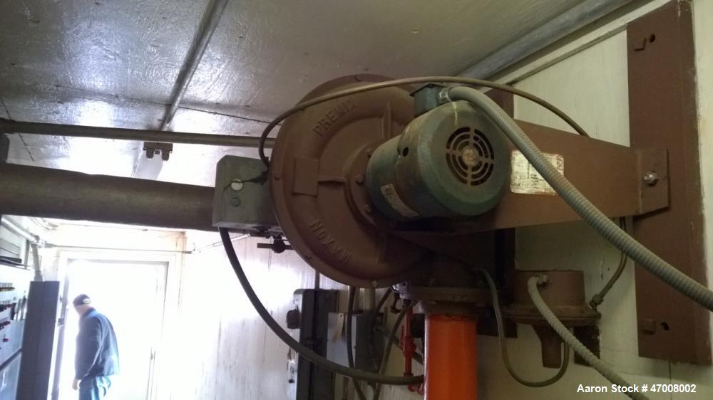 Used Barr-Rosin Flash Dryer. Maxon Burner rated at 20,000 BTU capability for a pull-thru system and 30,000 BTU for a push-thru system. All Stainless steel.