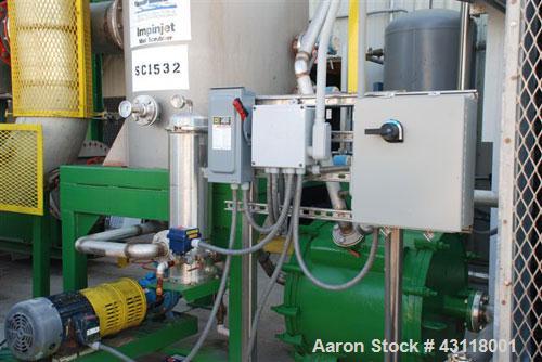 Used Anhydro / APV Spin Flash Dryer, Model SFD-59, stainless steel. Chamber diameter 800 mm, feed vat diameter 1600 mm x 1500 mm high. Closed inert loop operation and is metered for propane gas fuel....