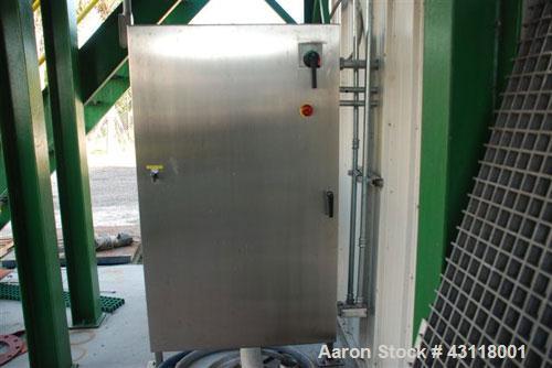 Used Anhydro / APV Spin Flash Dryer, Model SFD-59, stainless steel. Chamber diameter 800 mm, feed vat diameter 1600 mm x 1500 mm high. Closed inert loop operation and is metered for propane gas fuel....