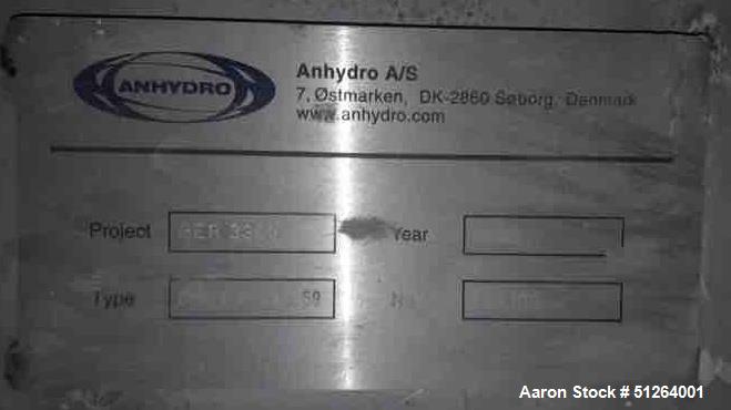Used Anhydro SPX Flow Spin Flash Dryer