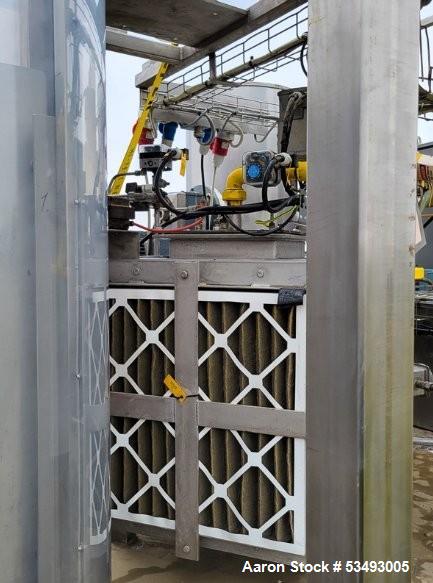 Used GEA Niro Swirl Fluidizer Flash Dryer – 55 kg/hr Evaporation, Stainless Steel Skid
