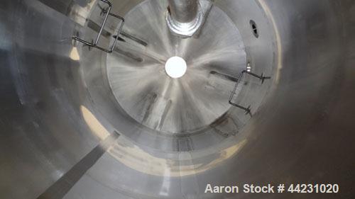 Used Marriott Walker Flash Cooler, 316 Stainless Steel, Vertical. Approximate 48" diameter x 56" straight side top section x 52" diameter x 31" straight side bottom section, dished top, coned bottom....