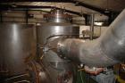 Used Anhydro / APV Spin Flash Dryer, Model SFD-59, stainless steel. Chamber diameter 800 mm, feed vat diameter 1600 mm x 1500 mm high. Closed inert loop operation and is metered for propane gas fuel....