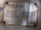 Used GEA Niro Swirl Fluidizer Flash Dryer – 55 kg/hr Evaporation, Stainless Steel Skid