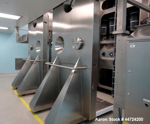 Used unused Lodige (DMR) type WFT40-10 316L stainless steel fluidized continuous bed dryer. Unit includes controls.
