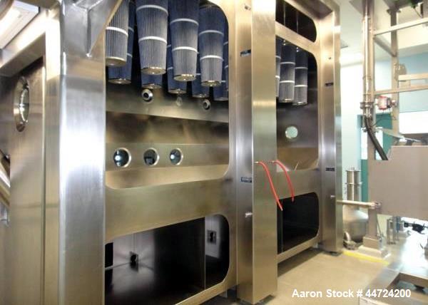 Used unused Lodige (DMR) type WFT40-10 316L stainless steel fluidized continuous bed dryer. Unit includes controls.