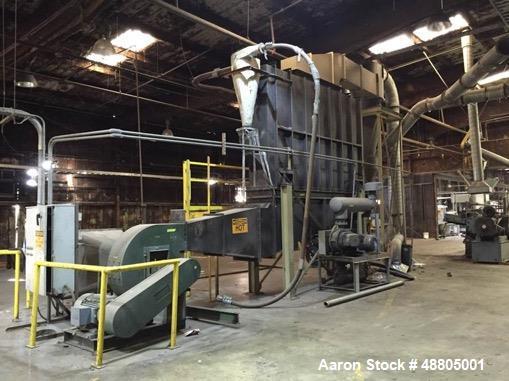 Used ACT Fluid Bed Dryer, 20"W x 12'L Drying Area