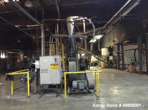 Used ACT Fluid Bed Dryer, 20"W x 12'L Drying Area
