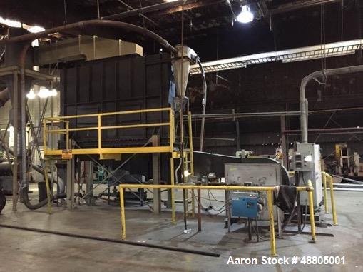 Used ACT Fluid Bed Dryer, 20"W x 12'L Drying Area
