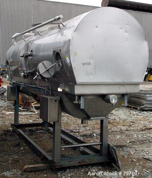 Used Stainless Steel APV Continuous Fluid Bed Dryer, Model FBTS2