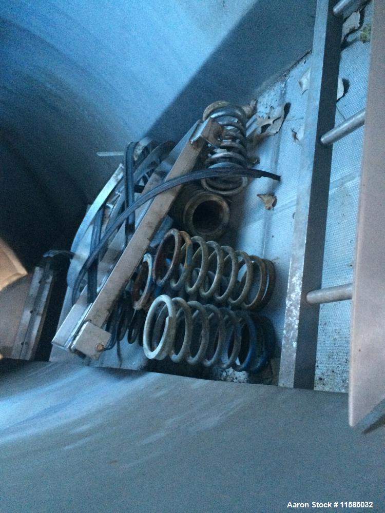Used- Anhydro Fluid Bed Dryer. 24" x 16' 6" long. Stainless Steel. Includes base, bottom, cover, .6kw shaker motor, 3 pressu...