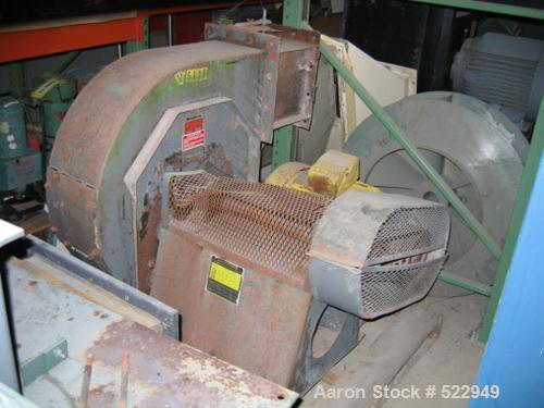 USED: Fluid bed cooler/dryer, Bepex model FBS-SS, all stainless steelconstruction. Bed is approximately 3' x 15'. Complete with drying andcooling section, fans, coils, etc.