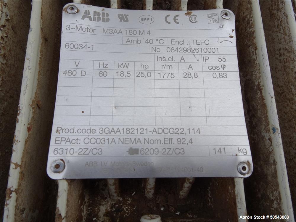 Used Buhler Fluid-Bed Dryer/Cooler, Model OTW-Z 500C.