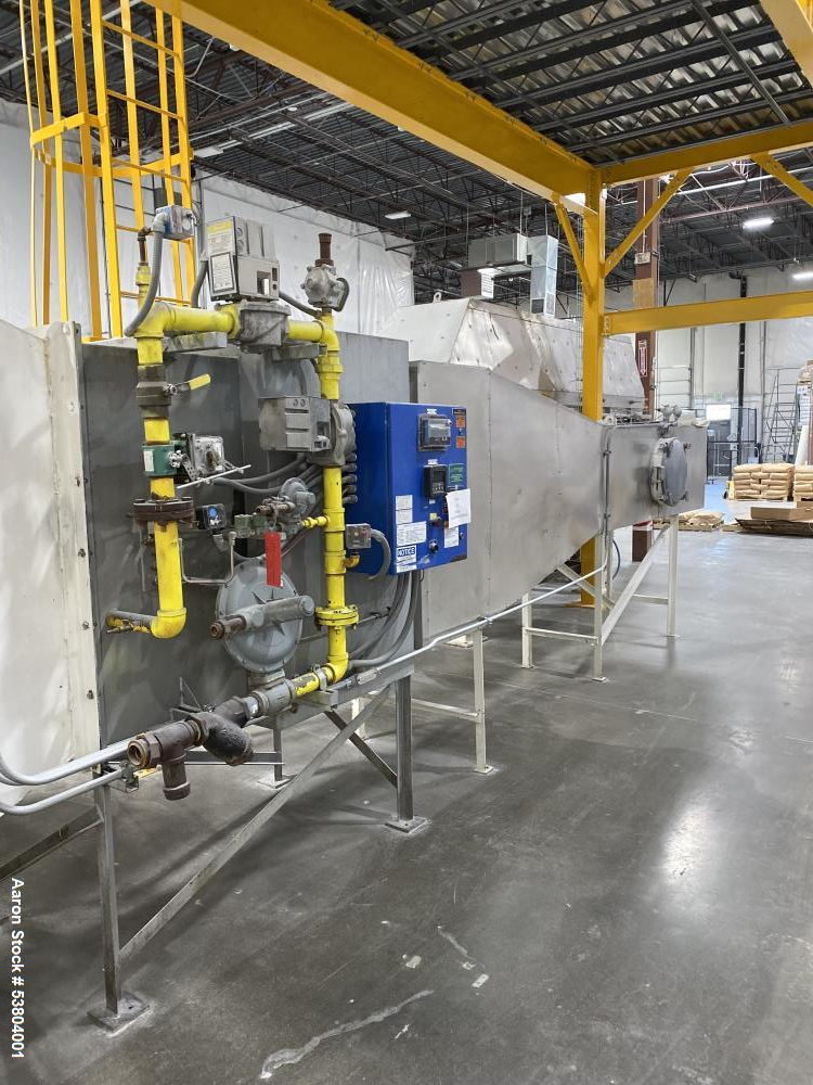 Used Carman Industries Model FBP-422, Industrial Vibrating Fluid Bed Dryer and Cooler Processor