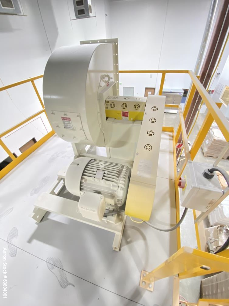 Used Carman Industries Model FBP-422, Industrial Vibrating Fluid Bed Dryer and Cooler Processor