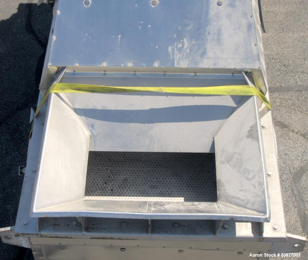Used Carman FBP-422 Vibrating Fluid Bed Dryer & Cooler – 5,000 Lbs/Hr Capacity