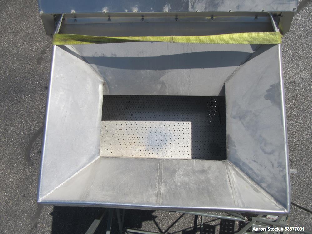 Used Carman FBP-422 Vibrating Fluid Bed Dryer & Cooler – 5,000 Lbs/Hr Capacity