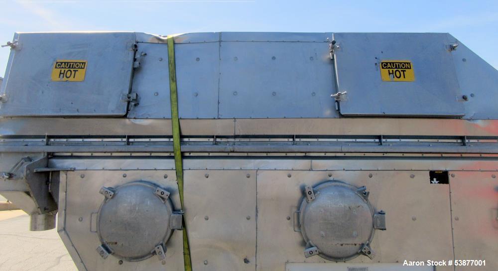 Used Carman FBP-422 Vibrating Fluid Bed Dryer & Cooler – 5,000 Lbs/Hr Capacity