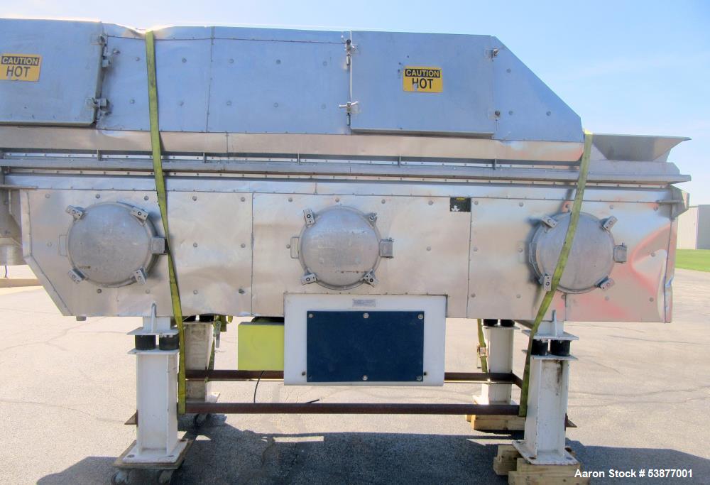 Used Carman FBP-422 Vibrating Fluid Bed Dryer & Cooler – 5,000 Lbs/Hr Capacity