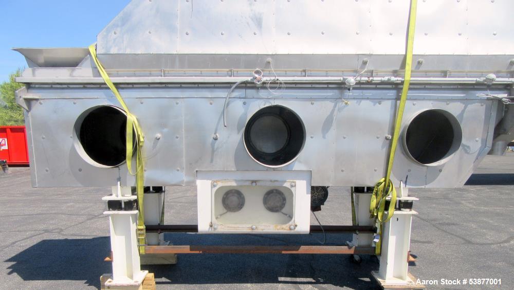 Used Carman FBP-422 Vibrating Fluid Bed Dryer & Cooler – 5,000 Lbs/Hr Capacity