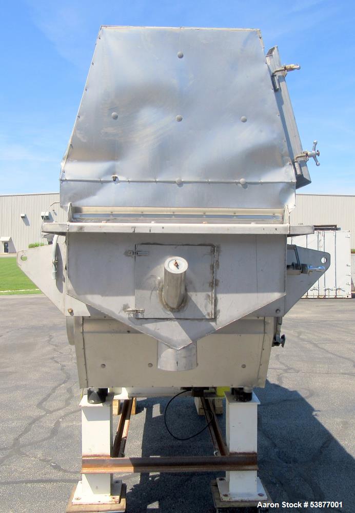 Used Carman FBP-422 Vibrating Fluid Bed Dryer & Cooler – 5,000 Lbs/Hr Capacity