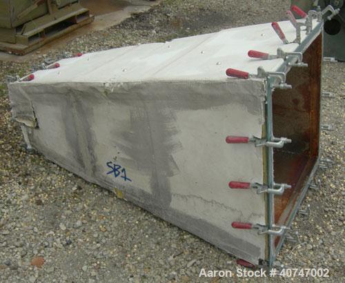 Used Carman Industries Fluid Bed Dryer/Cooler, Model FBP-562.  Approximate 230" long x 45 1/2" wide stainless steel perforated bed.  Includes a top cover, gas burner section and control panel.  Also ...