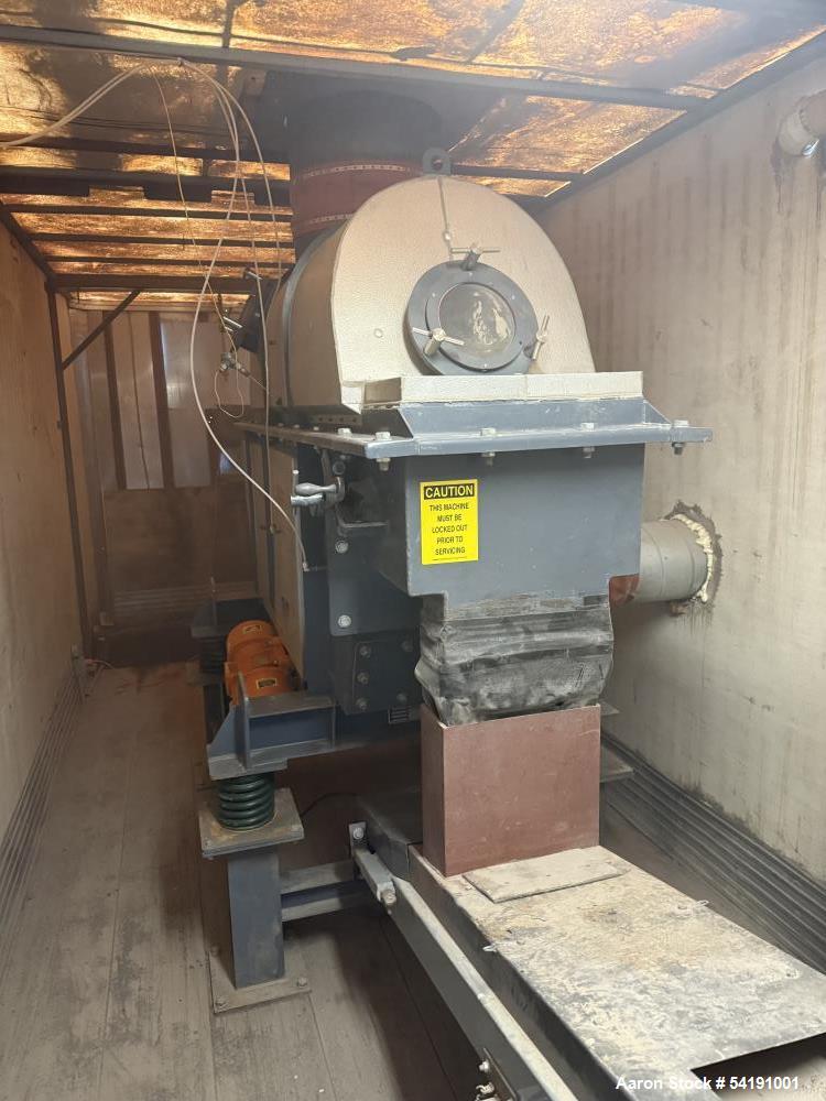 Used Carrier Fluid Bed Dryer – Model FTDAD/C2460S, Gas-Fired, 24" x 5.5' Heated Section, Carbon Steel