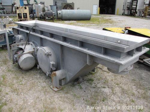 Used- Carrier Vibratory Continuous Fluid Bed Dryer, Model OAC-2433