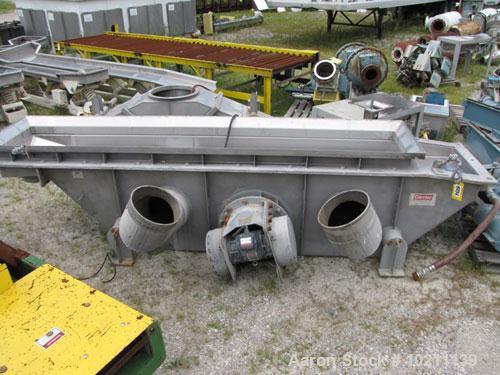 Used- Carrier Vibratory Continuous Fluid Bed Dryer, Model OAC-2433