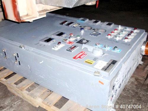 Used Carrier Fluid Bed Dryer/Cooler, model OAD/C-3-246D, stainless steel contact surfaces, 22" wide x 268" long with 246" long perforated bed, 220" long expanded davit cover, 184" long heating zone, ...