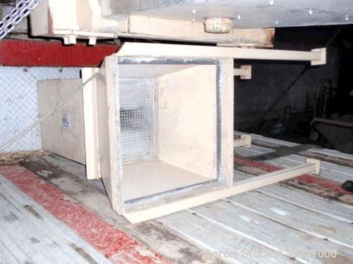 Used Carrier Fluid Bed Dryer/Cooler, model OAD/C-3-246D, stainless steel contact surfaces, 22'' wide x 268" long with 246" long perforated bed, 220" long expanded davit cover, 184" long heating zone,...