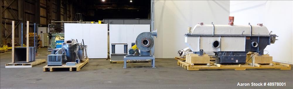 Used Carrier Vibrating Equipment Inc. Vibratory Fluid Flow Continuous Fluid Bed