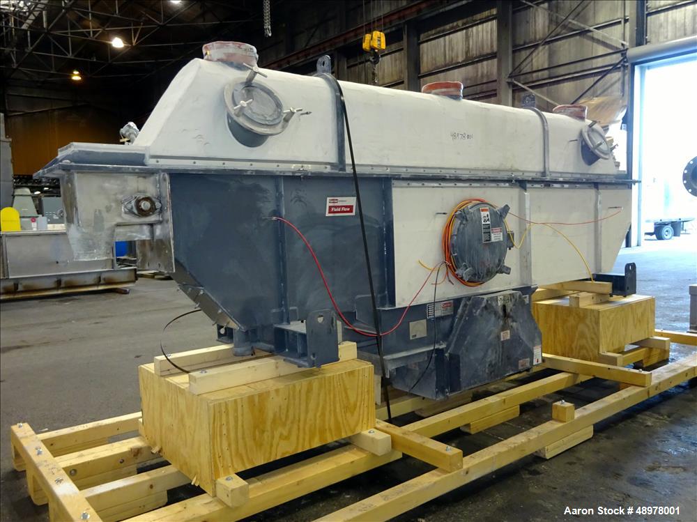Used Carrier Vibrating Equipment Inc. Vibratory Fluid Flow Continuous Fluid Bed