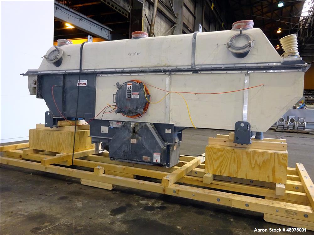 Used Carrier Vibrating Equipment Inc. Vibratory Fluid Flow Continuous Fluid Bed
