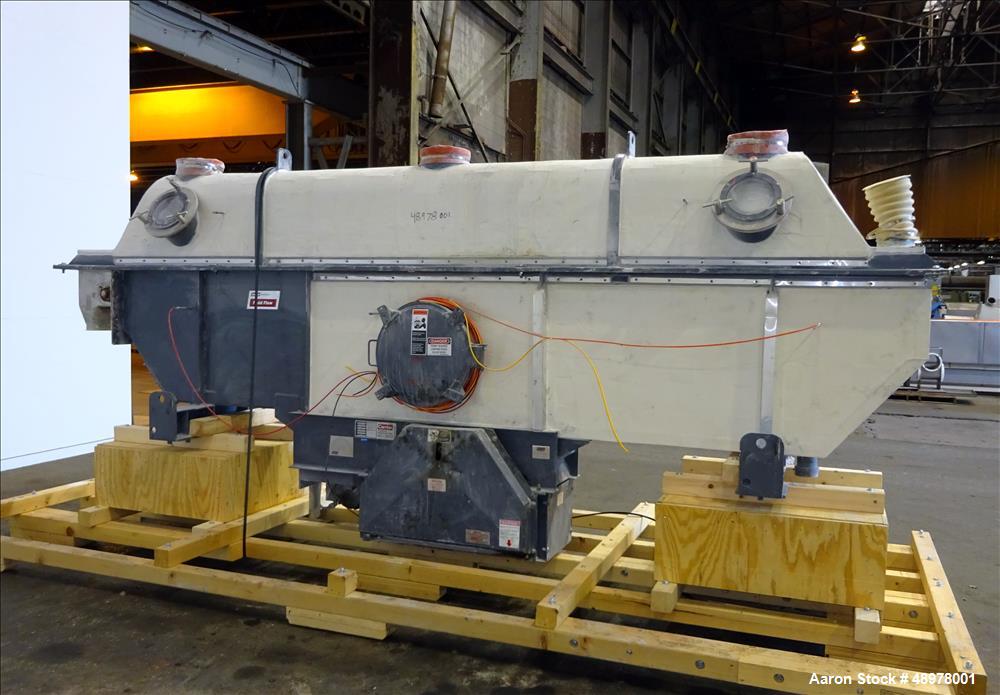 Used Carrier Vibrating Equipment Inc. Vibratory Fluid Flow Continuous Fluid Bed