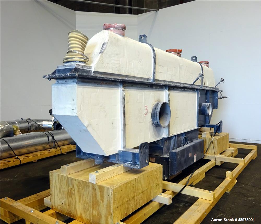 Used Carrier Vibrating Equipment Inc. Vibratory Fluid Flow Continuous Fluid Bed