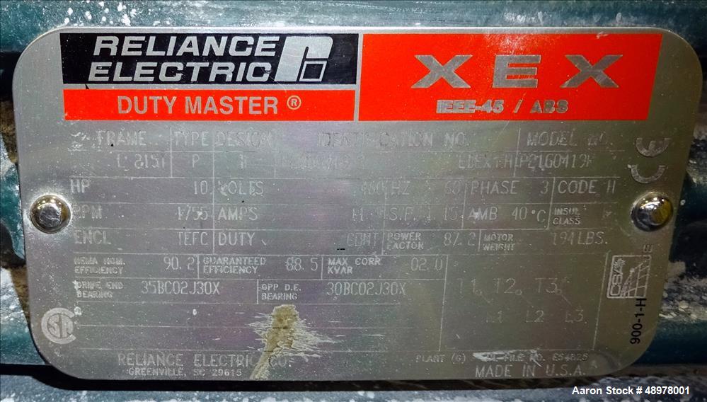 Used Carrier Vibrating Equipment Inc. Vibratory Fluid Flow Continuous Fluid Bed